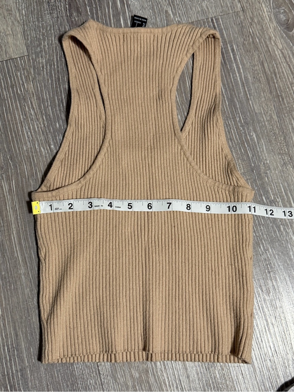 Forever 21 Tan Ribbed Racerback Tank - Picture 5 of 5